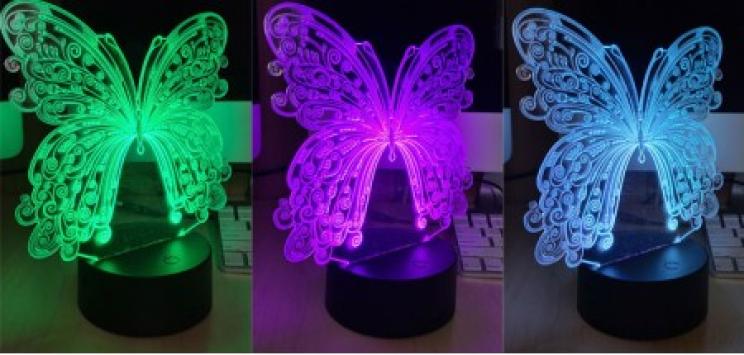 LED Lamp 3D Illusion